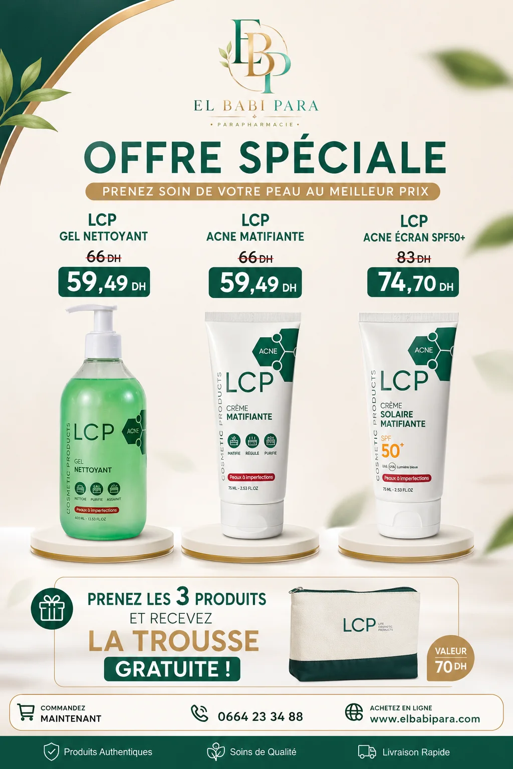 Lcp gel Lcp acne Lcp acne ecran