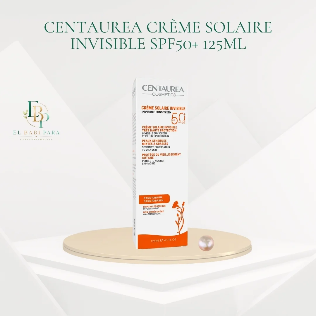 CENTAUREA Crème Solaire Invisible Spf50+ 125ml