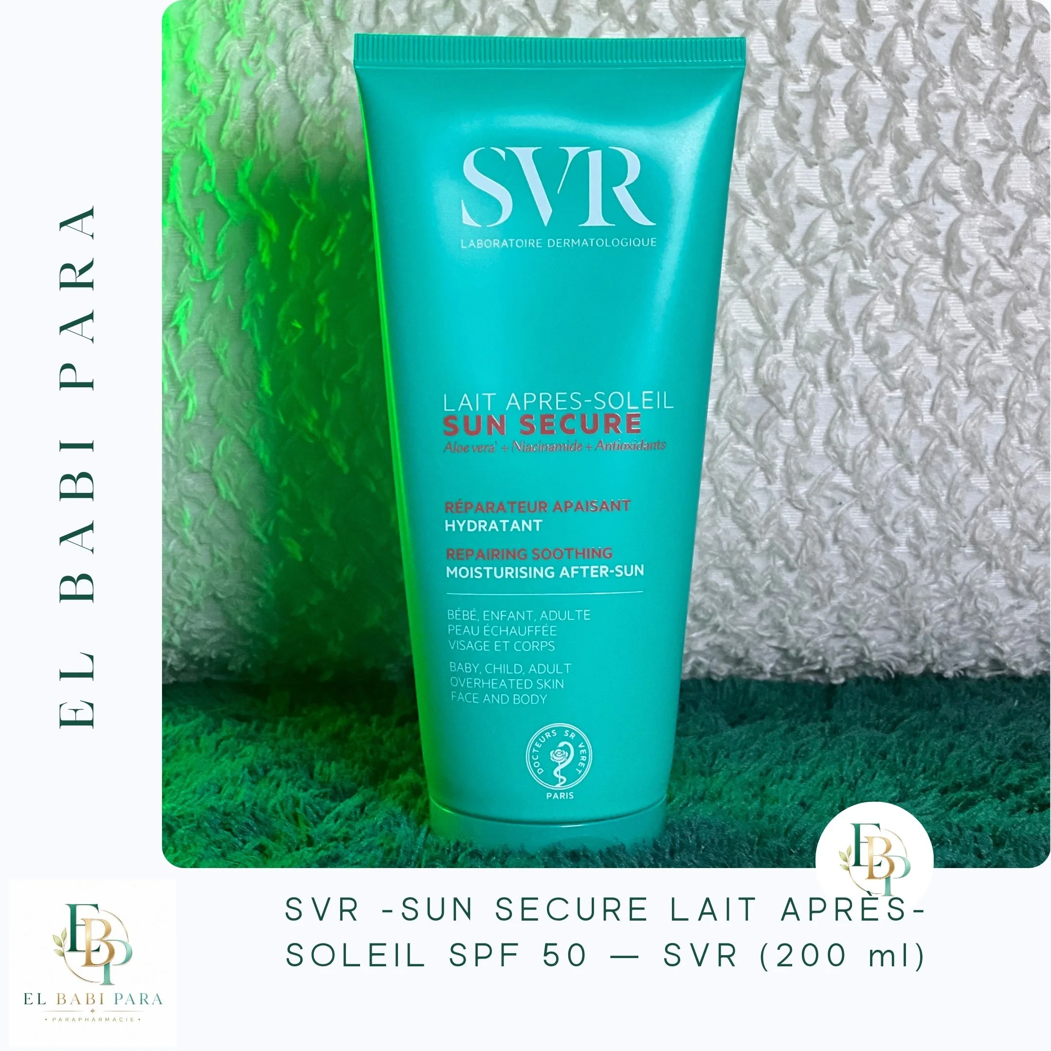 SVR -SUN SECURE LAIT APRÈS-SOLEIL SPF 50 — SVR (200 ml)