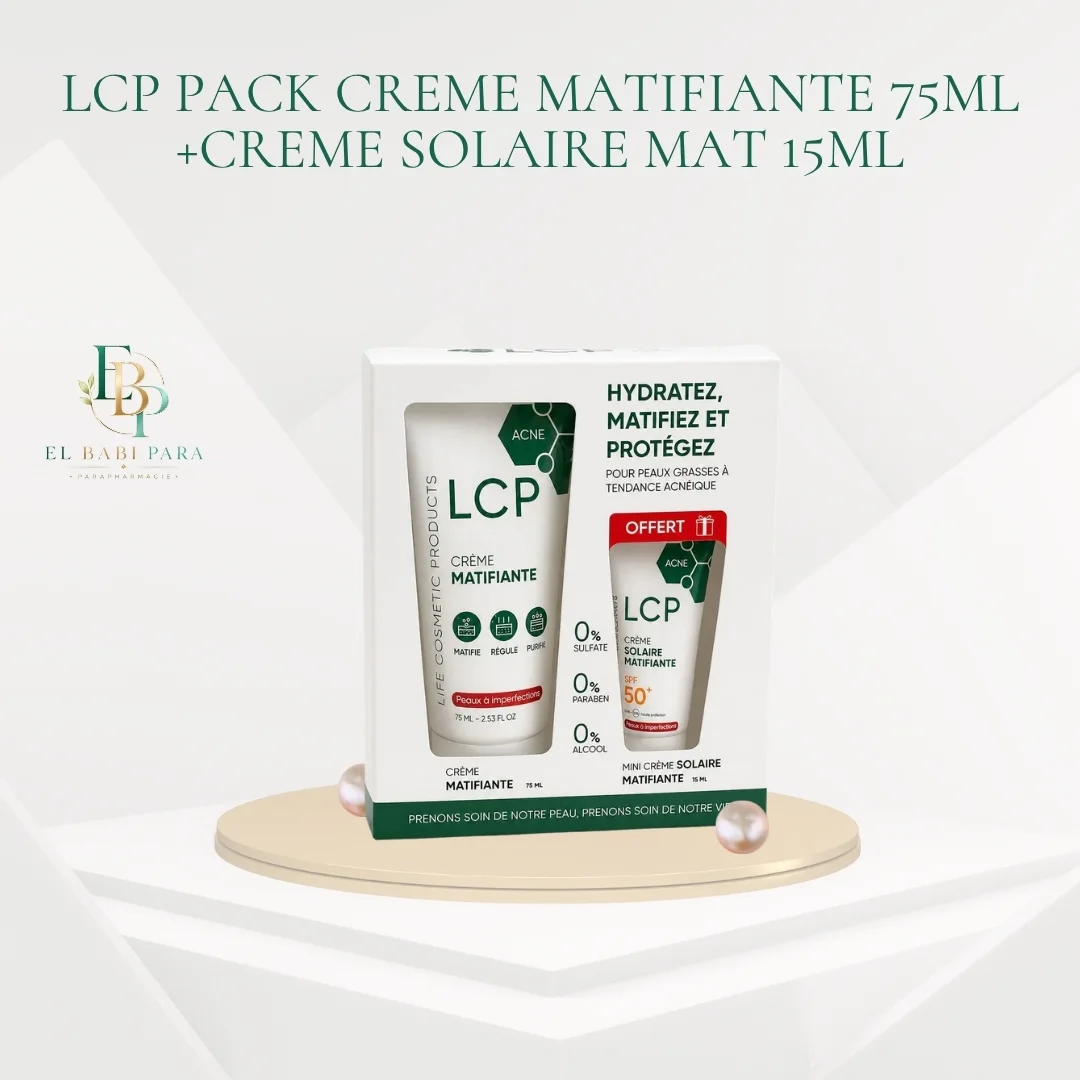 LCP PACK CREME MATIFIANTE 75ML+CREME SOLAIRE MAT 15ML