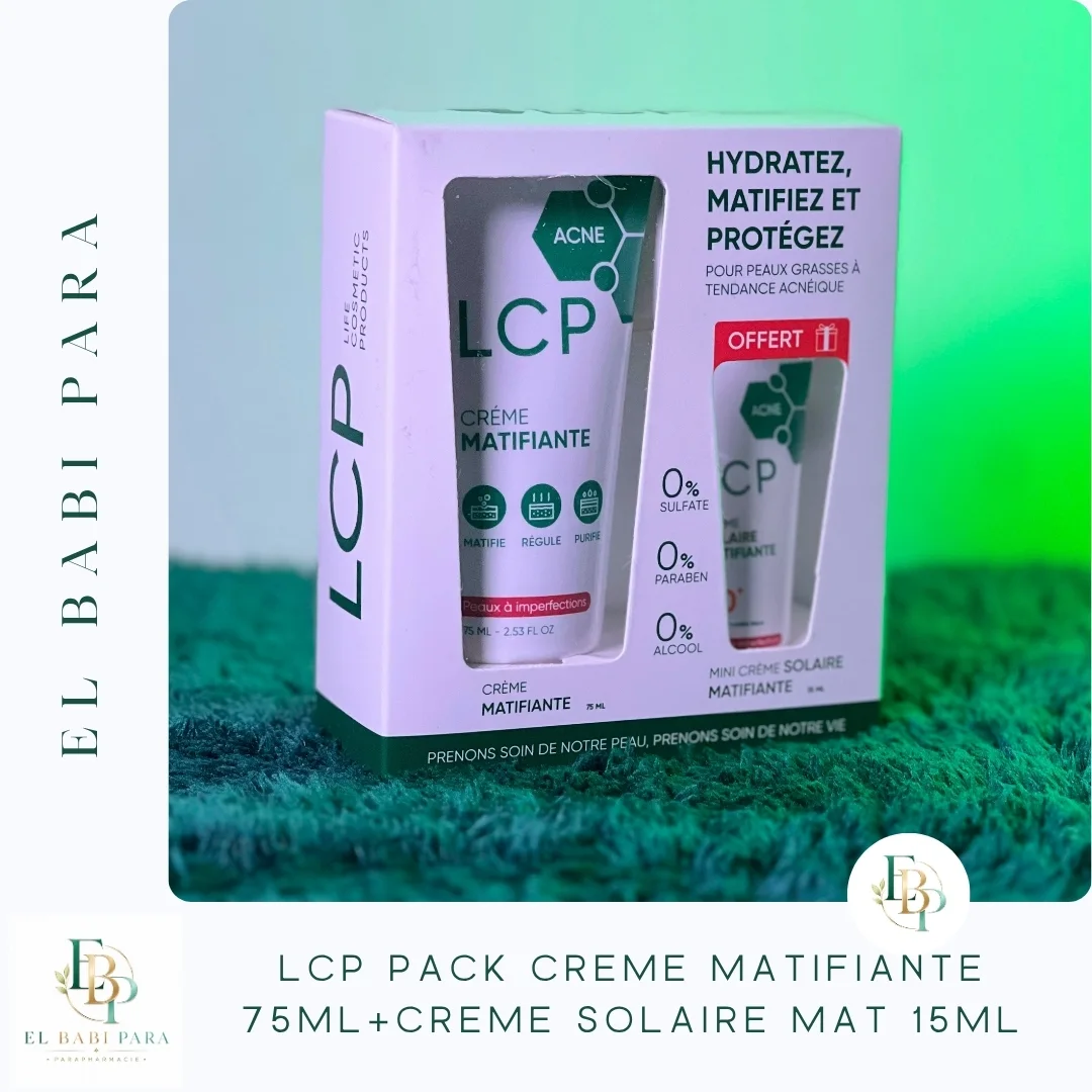 LCP PACK CREME MATIFIANTE 75ML+CREME SOLAIRE MAT 15ML
