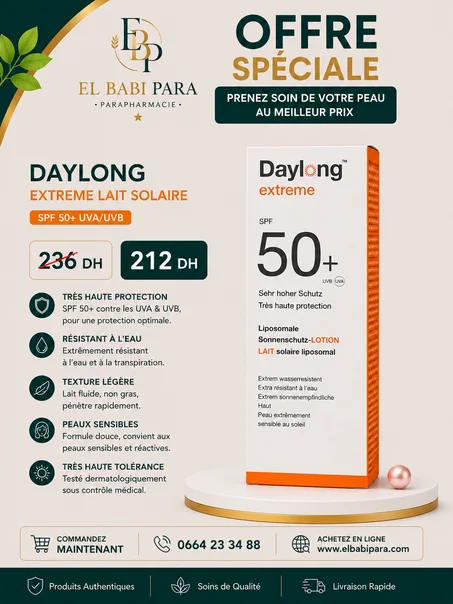 DAYLONG EXTREME LAIT SOLAIRE SPF 50+ UVA/UVB