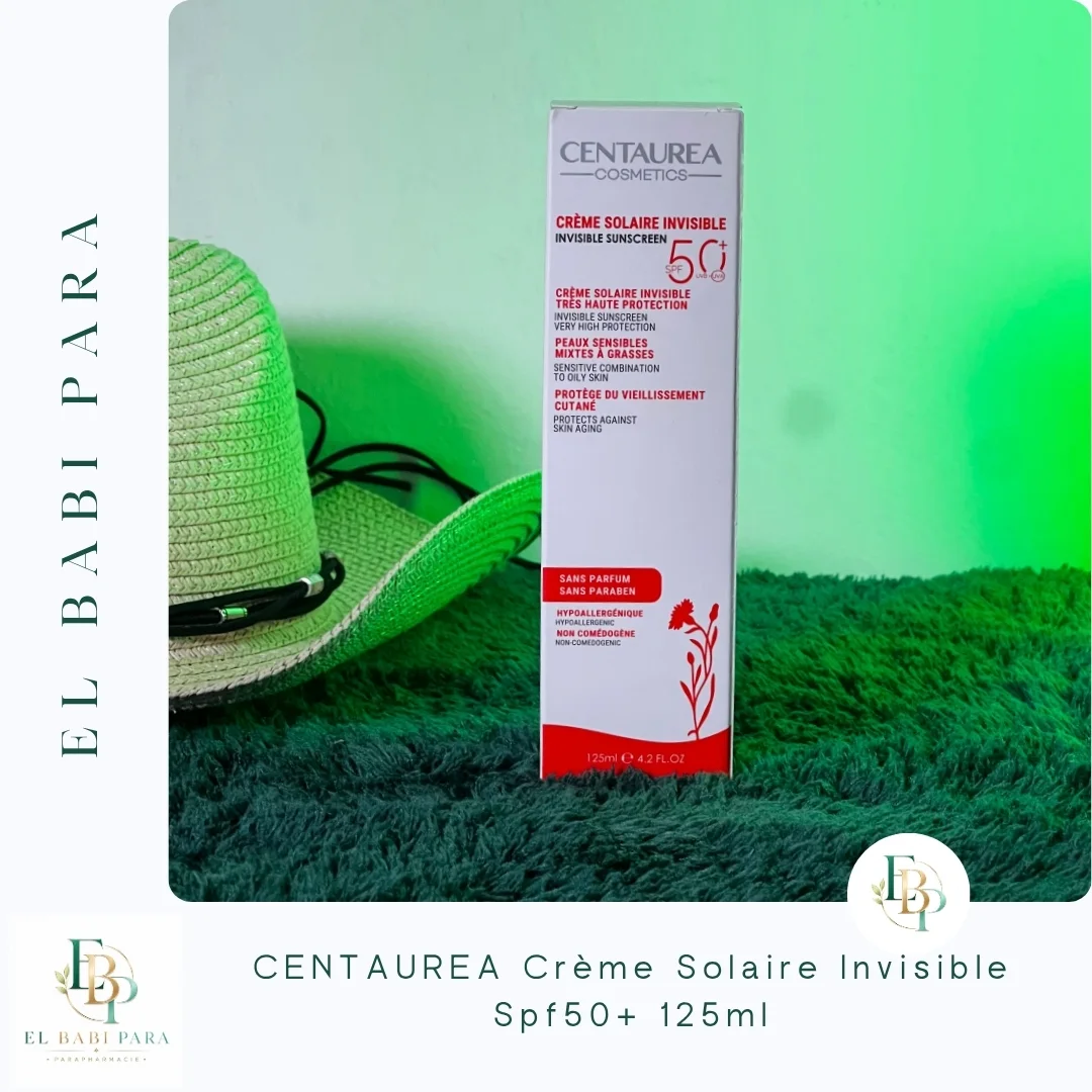 CENTAUREA Crème Solaire Invisible Spf50+ 125ml