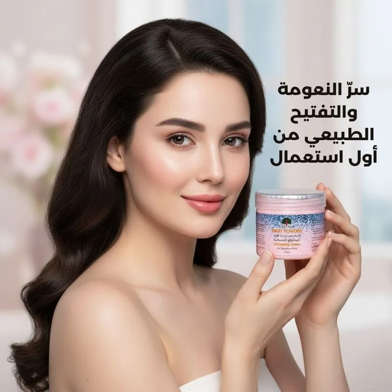 كريم مورد ومبيض للمناطق الحساسة