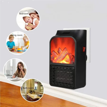 سخان كهربائي محمول flame heater 900w