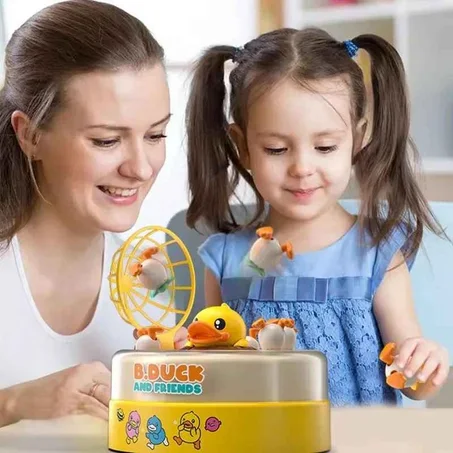 Jeu Interactif Bounce Duck – Attrape-Œufs Rebondissants pour Enfants