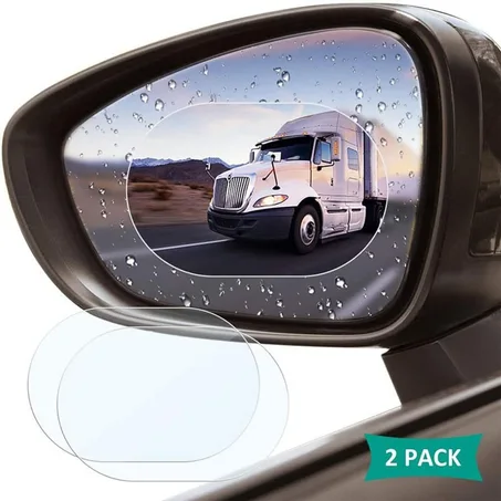 مرآة و ملصق السيارة المضاد للمطر والضباب Glass Anti Rain Mirror