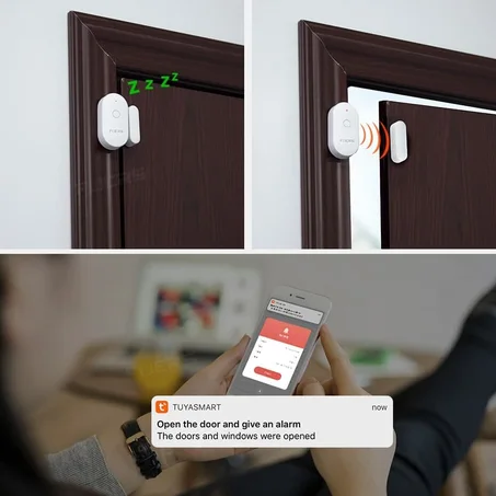 جهاز الإستشعار الذكي عند فتح الباب Fuers Tuya