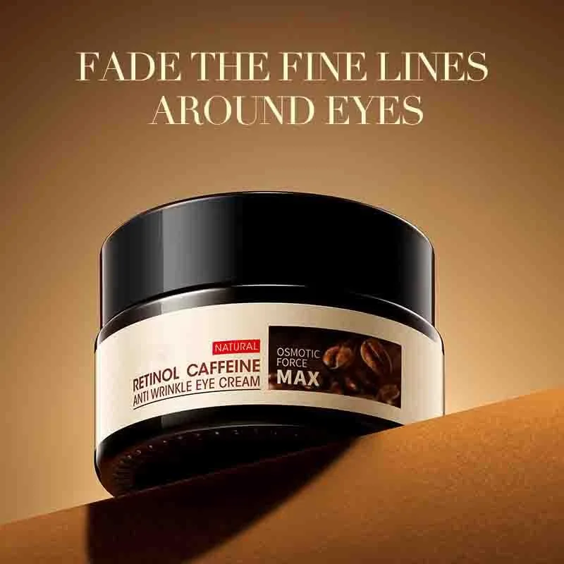 Retinol Caffeine Anti-Wrinkle Eye Cream- Anti-Aging Eye Cream for Dark Circles & Puffiness