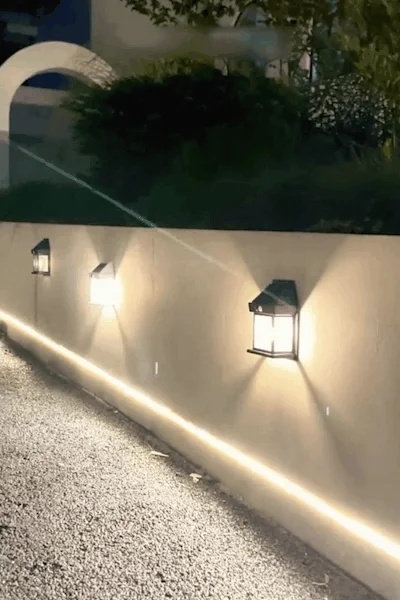 Solar Wall Light with Motion Sensor β No Wires Needed!