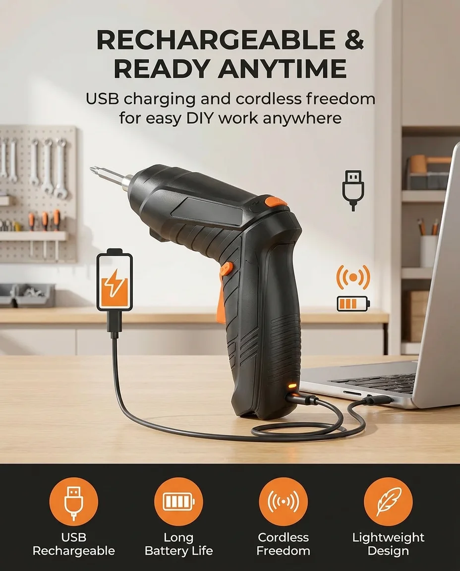 47-in-1 Rechargeable Electric Screwdriver Set – Lipa Ukipokea