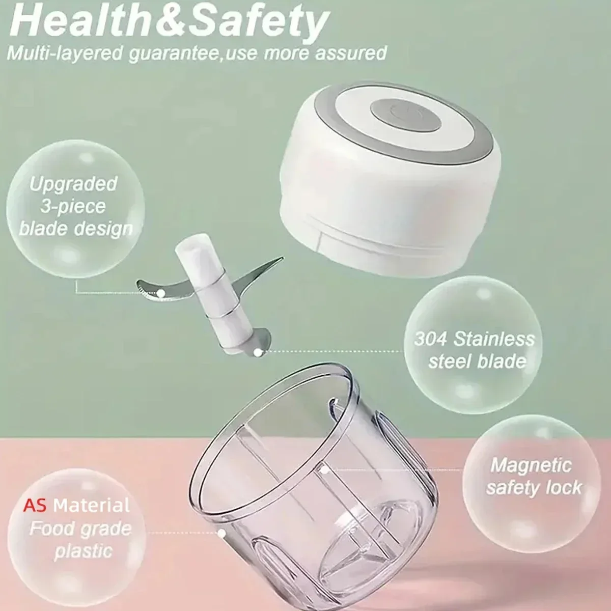 Portable Electric Mini Chopper
