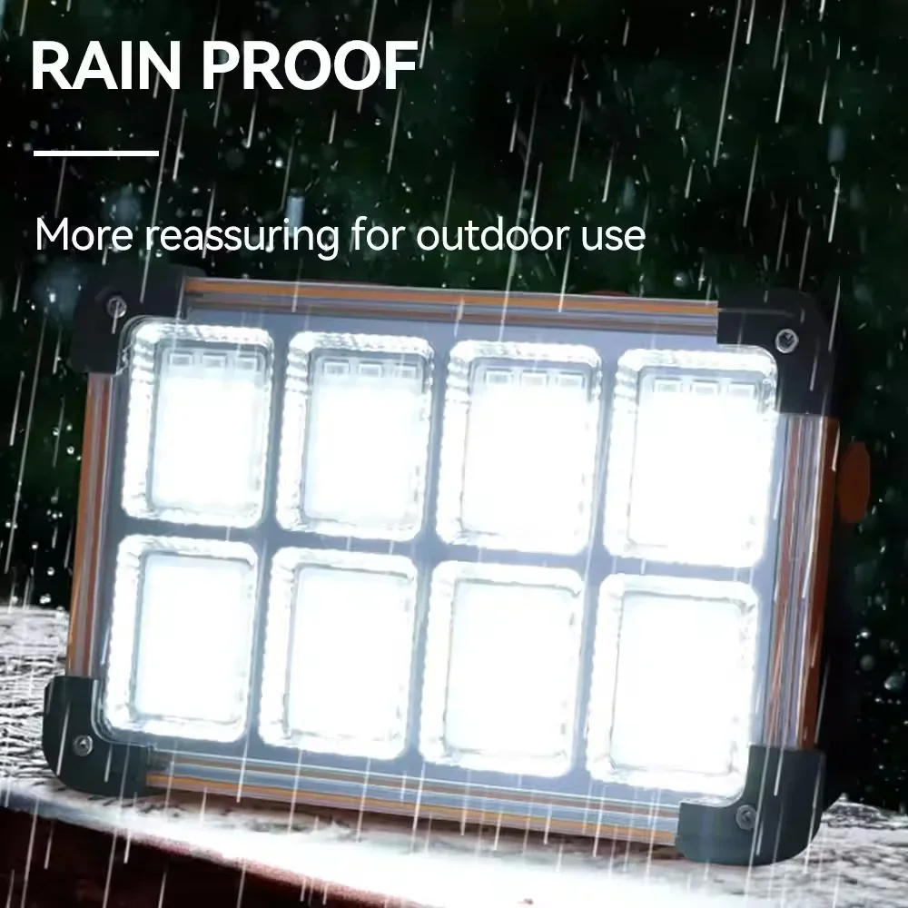 Super Bright Solar LED Searchlight – No Electricity Needed! Rechargeable & Portable