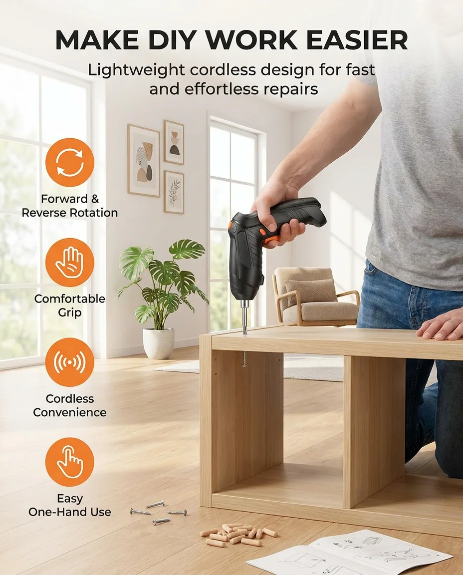 47-in-1 Rechargeable Electric Screwdriver Set – Lipa Ukipokea