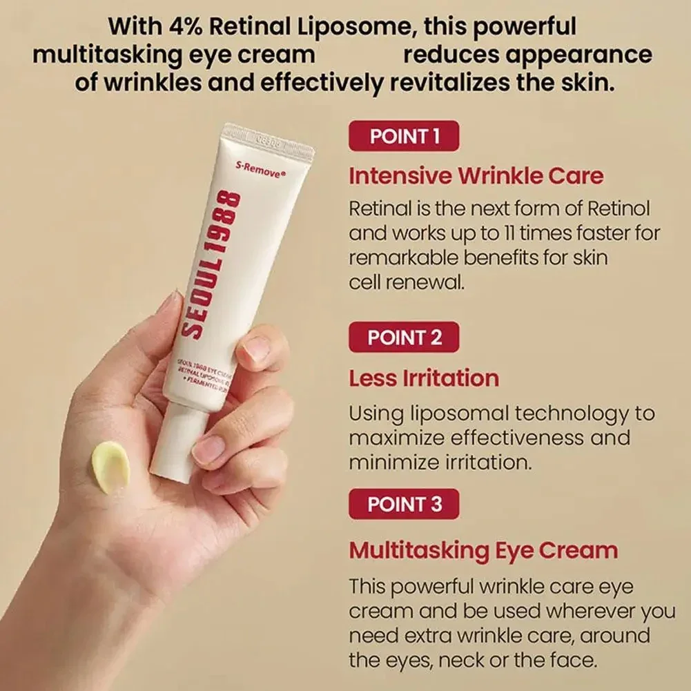 Seoul 1988 Eye Cream – Smooth Wrinkles & Brighten Dark Circles Fast