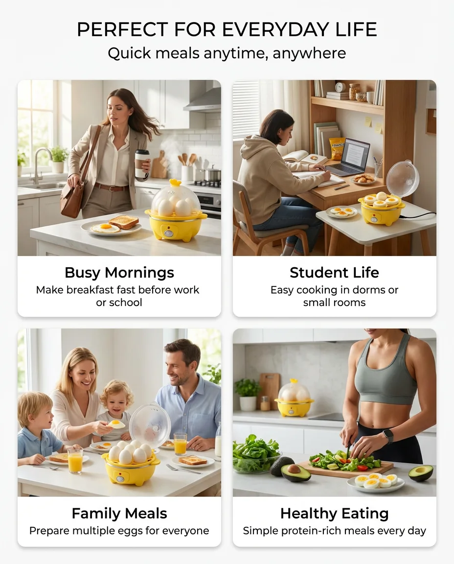 Automatic Chicken Egg Steamer Cooker