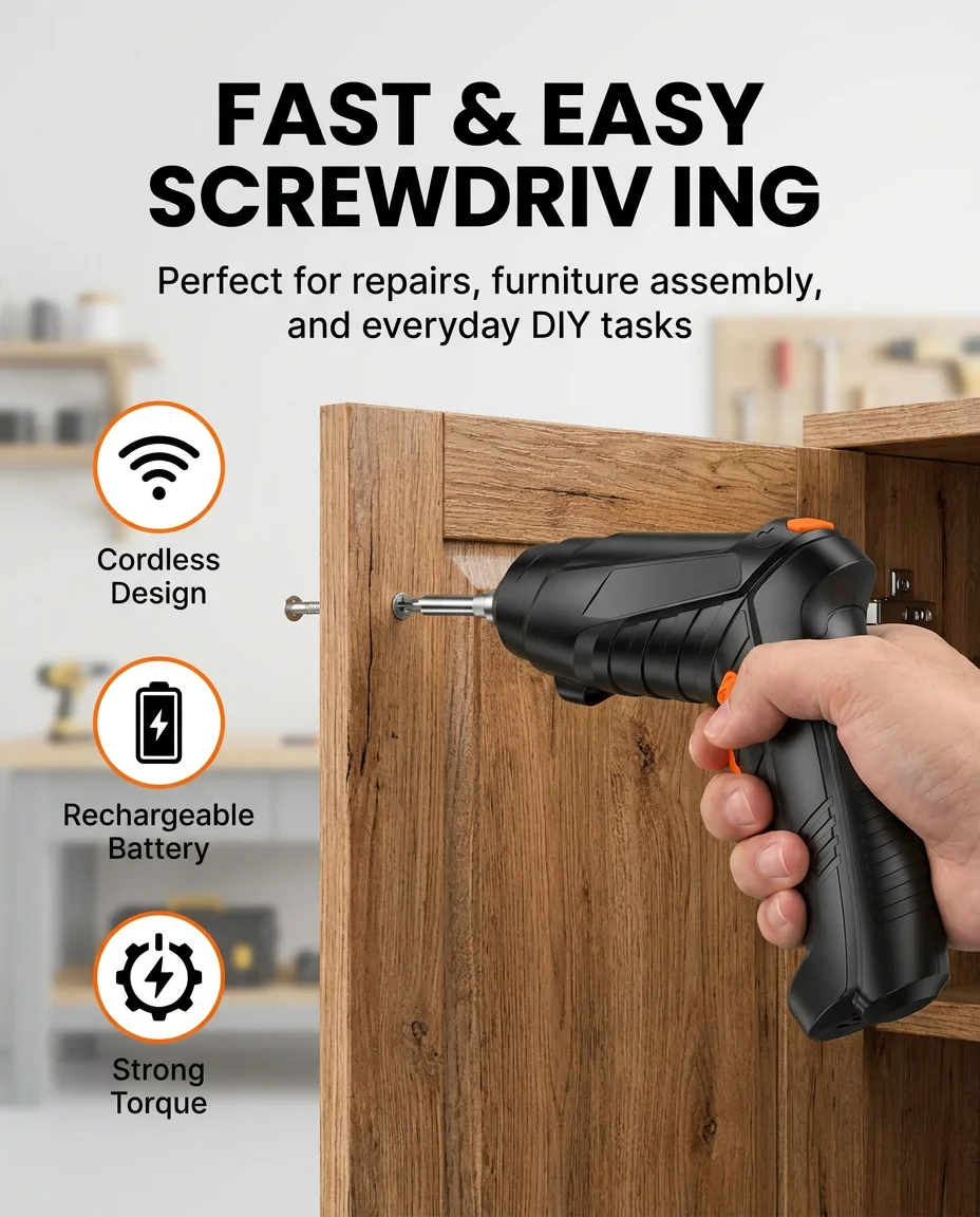 47-in-1 Rechargeable Electric Screwdriver Set – Lipa Ukipokea