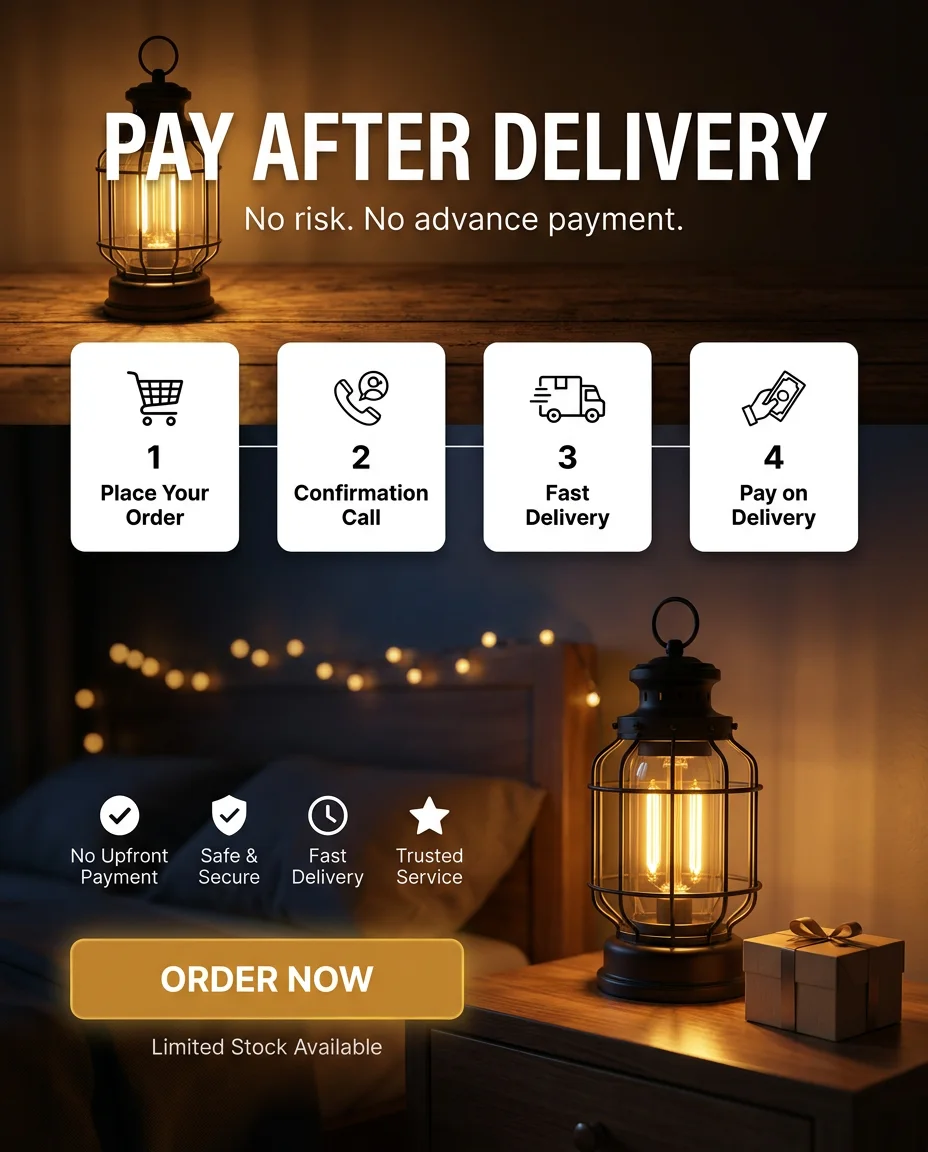 Retro Flame Lantern – Taa ya Rechargeable yenye Vibes za Kifahari 🔥