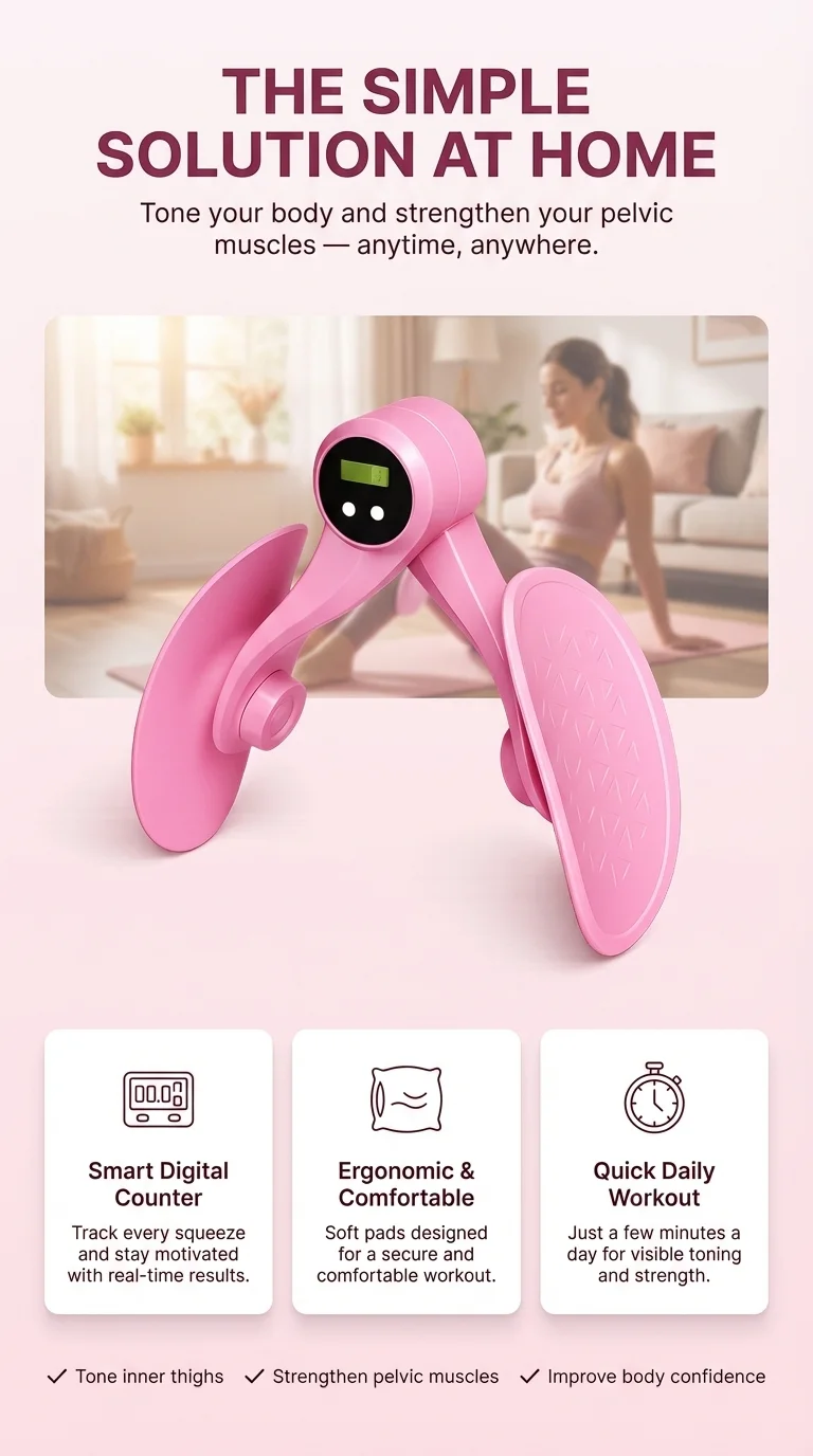 Smart Pelvic Floor Trainer – Tone Thighs & Restore Strength at Home