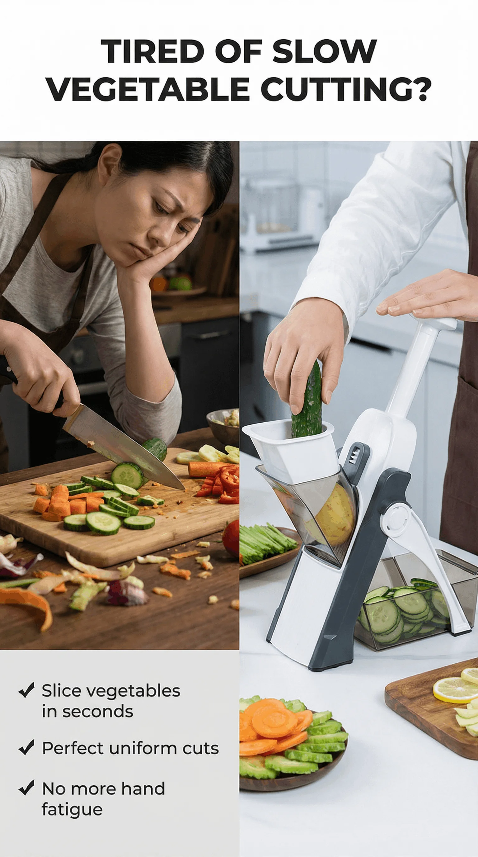 CUT VEGETABLES IN SECONDS