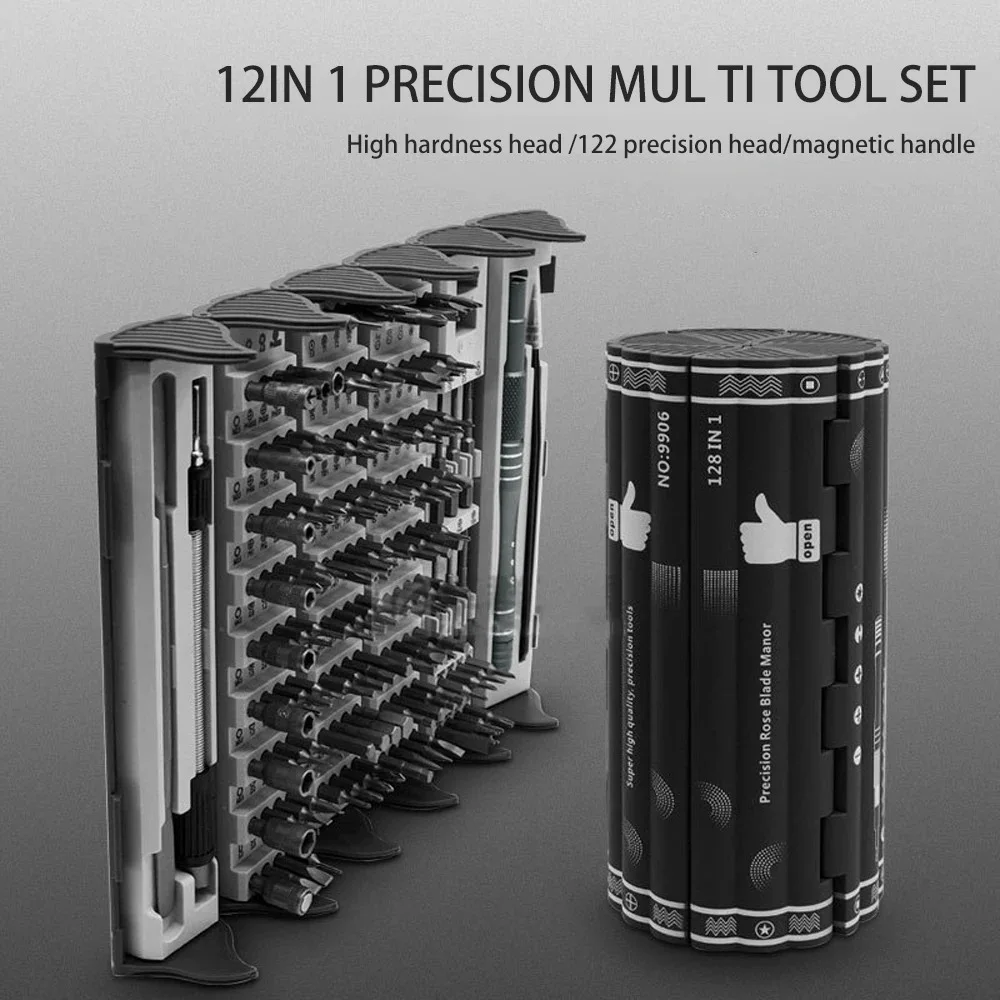 128-in-1 Precision Screwdriver Set – Complete Repair Toolkit for Electronics & DIY