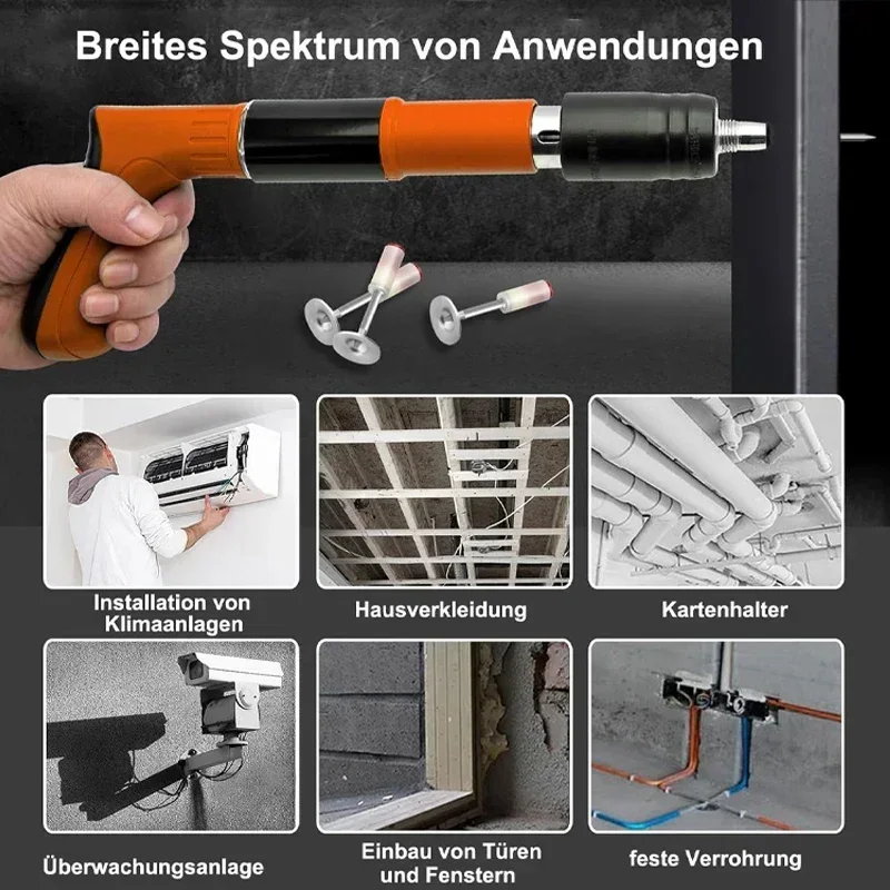 Heavy-Duty Nail Shooting Machine (Manual Steel Nail Gun)