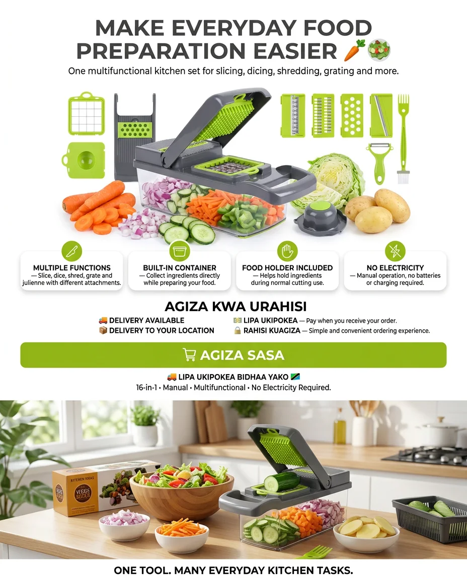 14-in-1 Multifunctional Vegetable Chopper – Chop, Slice & Dice Instantly!