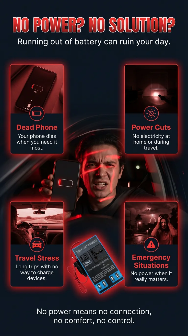 1500W Car Power Inverter – Charge Your Devices Anywhere, Anytime