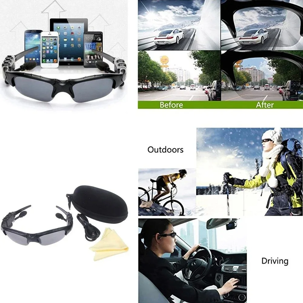 Bluetooth Smart Glasses – Handsfree Calls & Music
