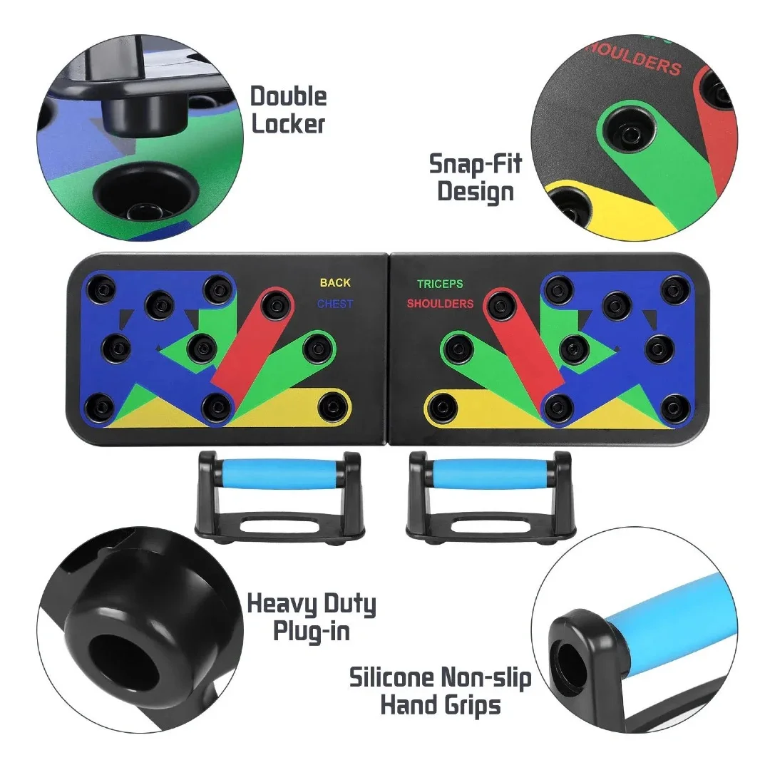 Multi-Function Push-Up Board | Chest, Shoulders, Triceps & Back Trainer