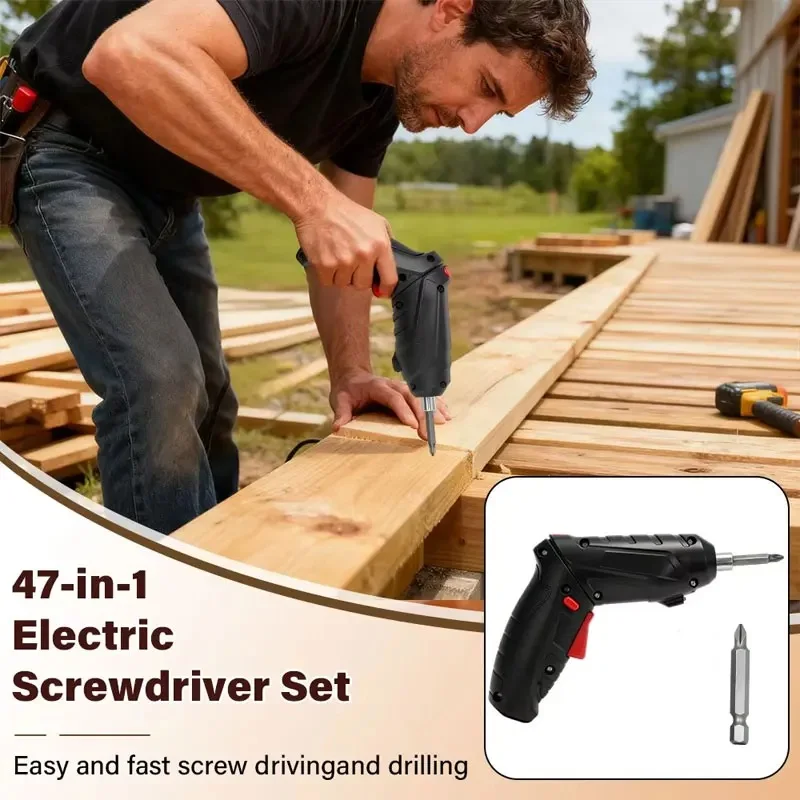 47-in-1 Rechargeable Electric Screwdriver Set – Lipa Ukipokea