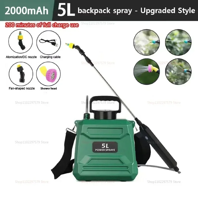 Portable 5L Electric Sprayer with Long Battery Life