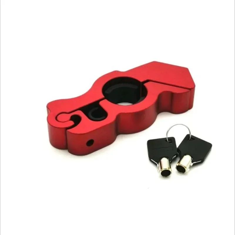 Motorcycle Handlebar Brake Lock – Anti-Theft Security Device with Keys