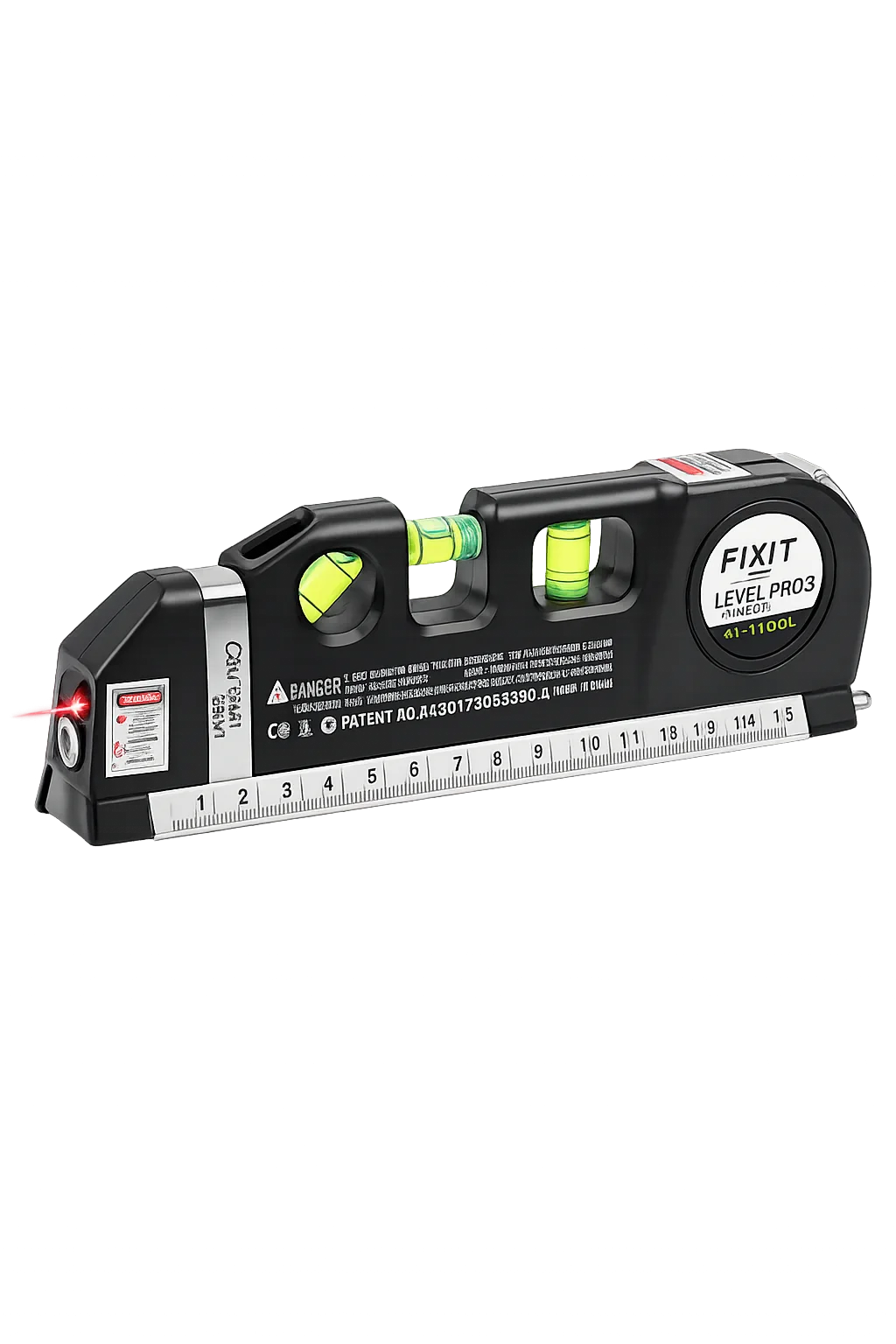 Fixit Laser Level Pro 3 – 4-in-1 Precision Measuring Tool