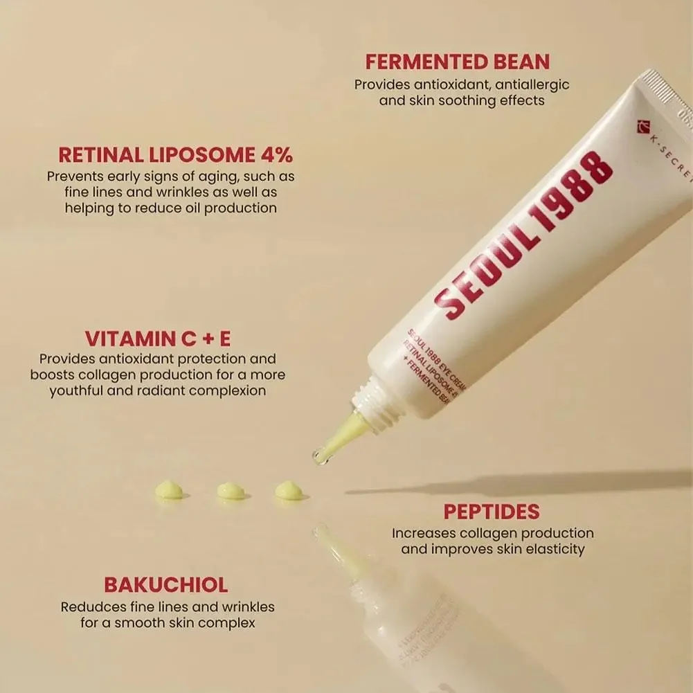 Seoul 1988 Eye Cream – Smooth Wrinkles & Brighten Dark Circles Fast