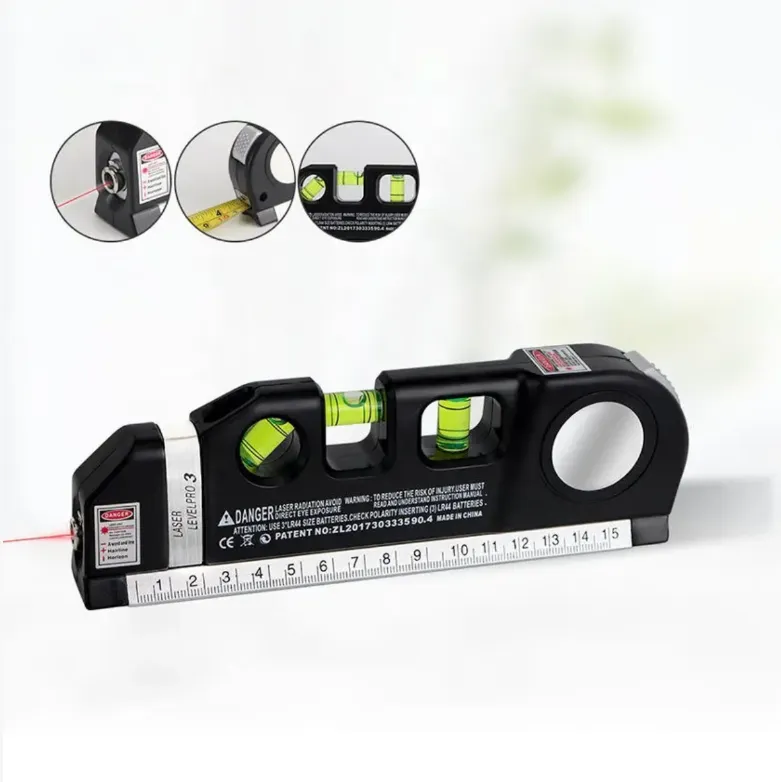 Fixit Laser Level Pro 3 – 4-in-1 Precision Measuring Tool