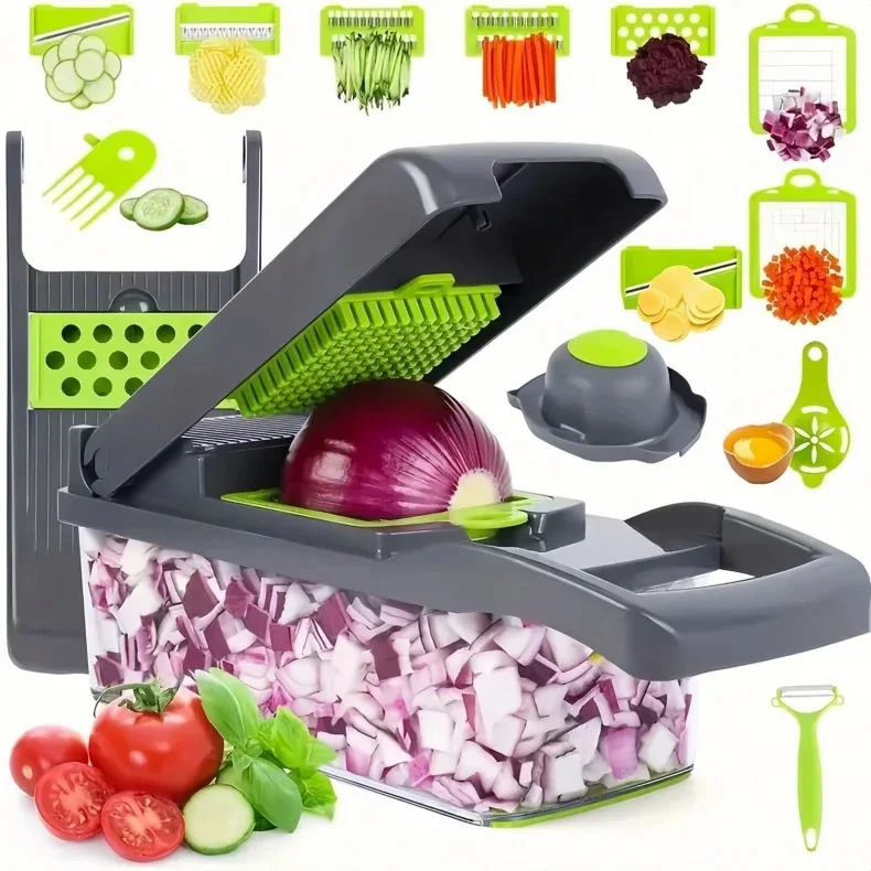 14-in-1 Multifunctional Vegetable Chopper – Chop, Slice & Dice Instantly! (copy)