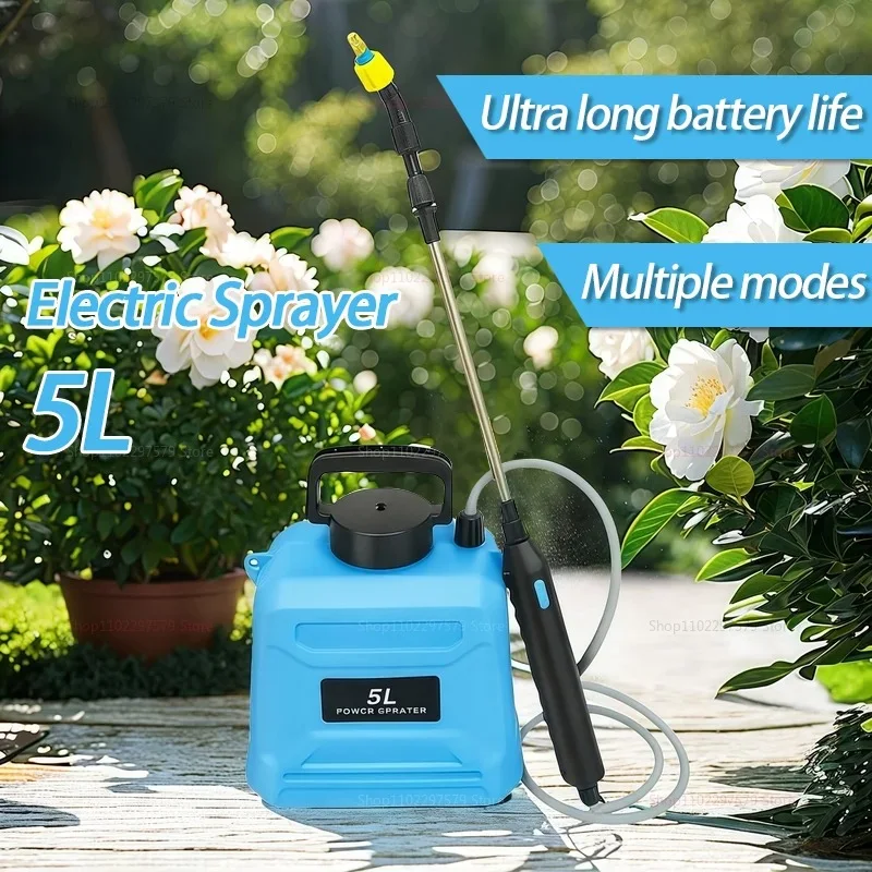 Portable 5L Electric Sprayer with Long Battery Life