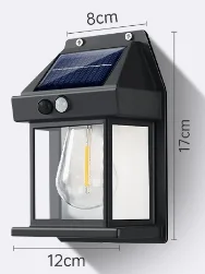 Solar Wall Light with Motion Sensor – No Wires Needed!