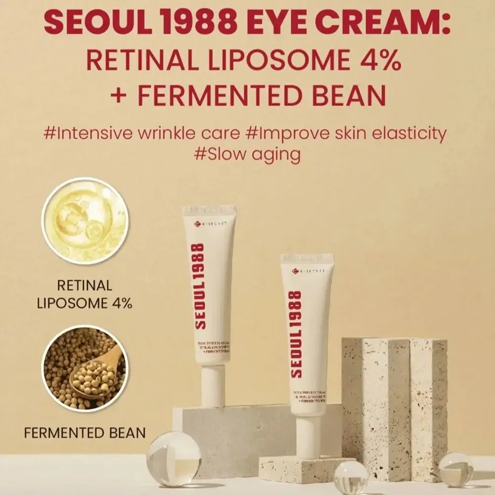 Seoul 1988 Eye Cream – Smooth Wrinkles & Brighten Dark Circles Fast