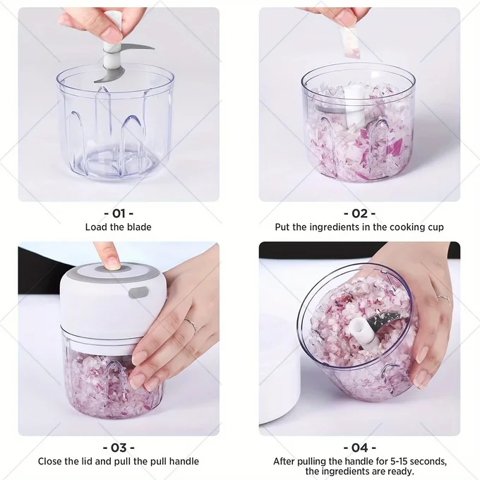 Portable Electric Mini Chopper