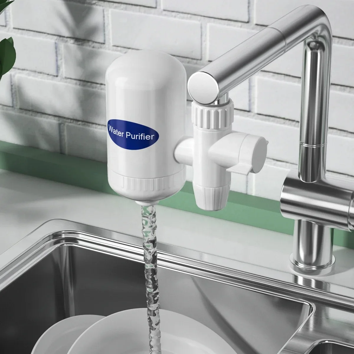 water purifier faucet with easy clear water purifier
