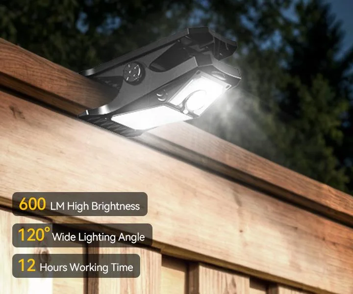 Solar Motion Sensor LED Security Light – Waterproof 3-Head Outdoor Wall Light
