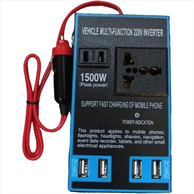 1500W Car Power Inverter – Charge Your Devices Anywhere, Anytime