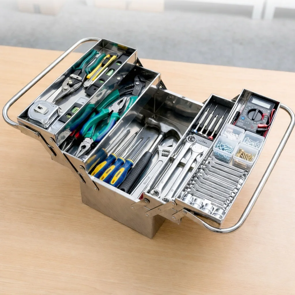 5-Layer Heavy-Duty Cantilever Tool Box Organizer – Strong, Spacious & Easy Access