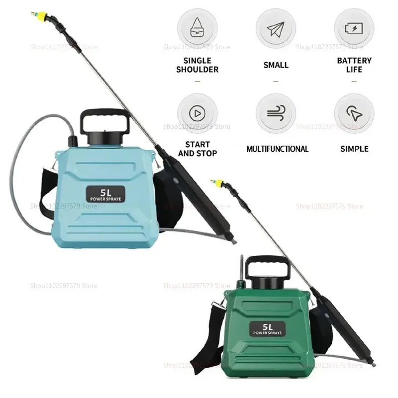 Portable 5L Electric Sprayer with Long Battery Life