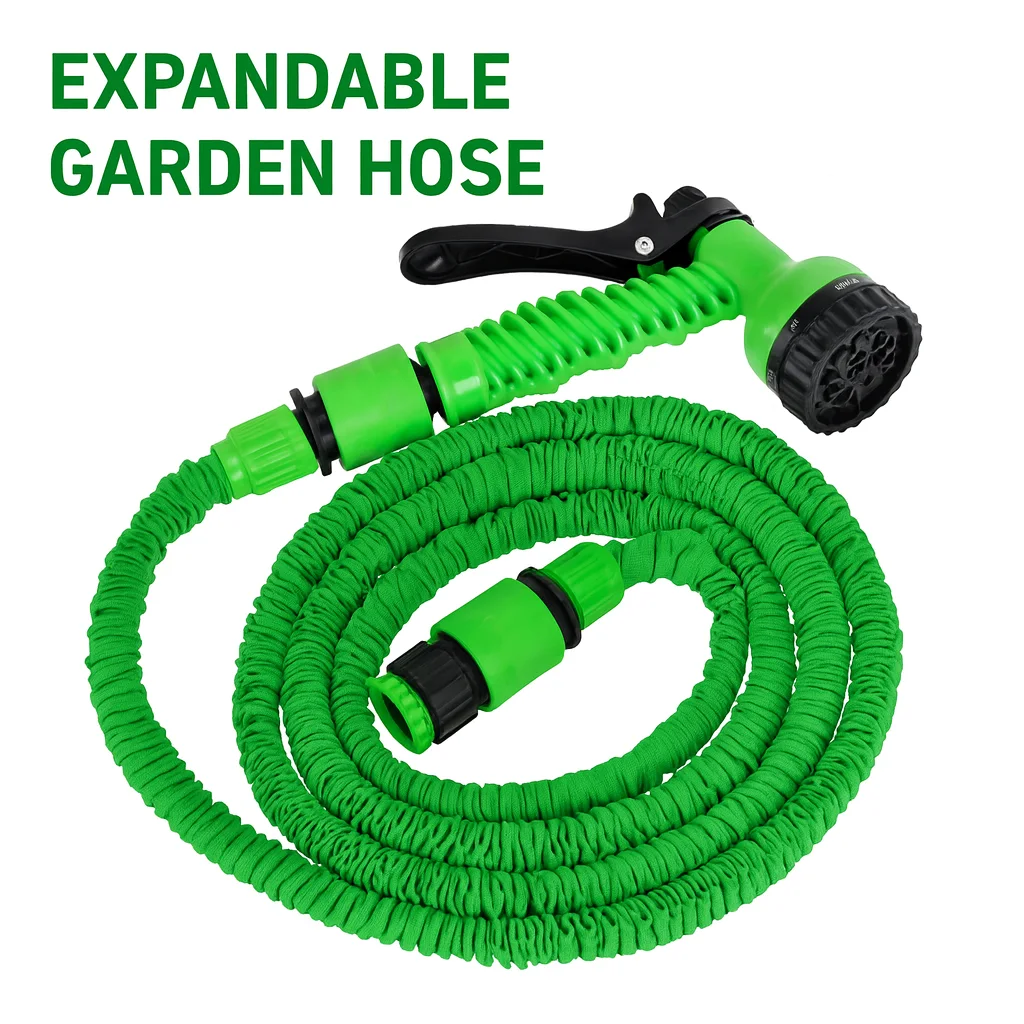 Flexible Water Hose for Garden & Car – Expandable Design