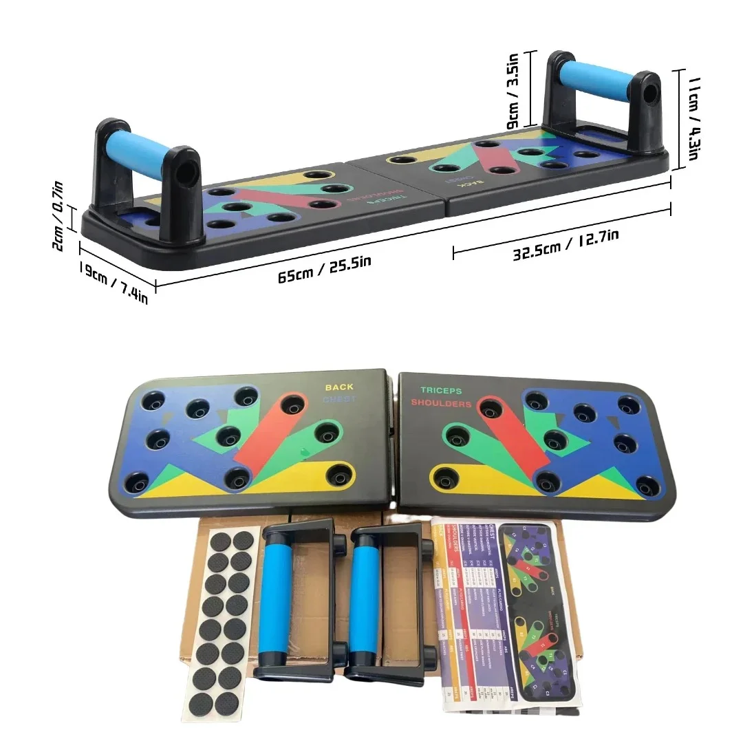 Multi-Function Push-Up Board | Chest, Shoulders, Triceps & Back Trainer