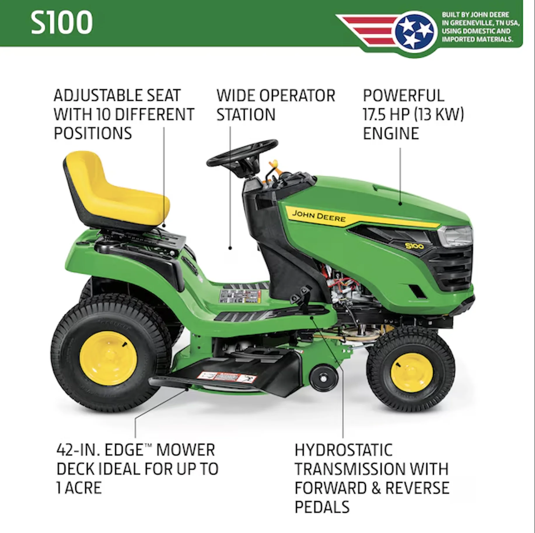 S100 Lawn Tractor