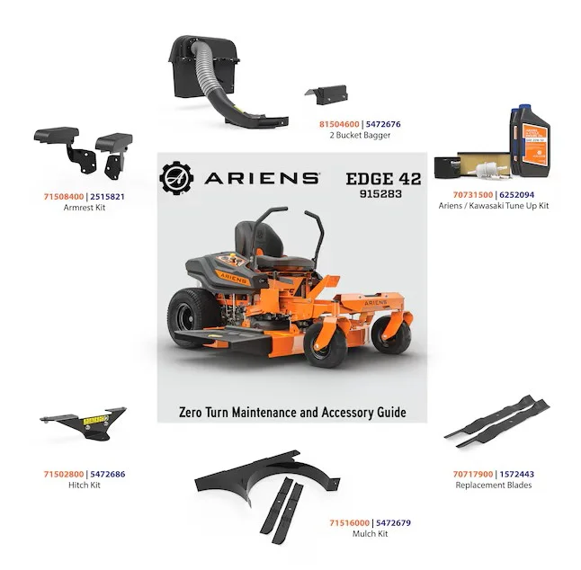 Ariens EDGE 42-in 20 -HP V-twin Gas Zero-turn Riding Lawn Mower